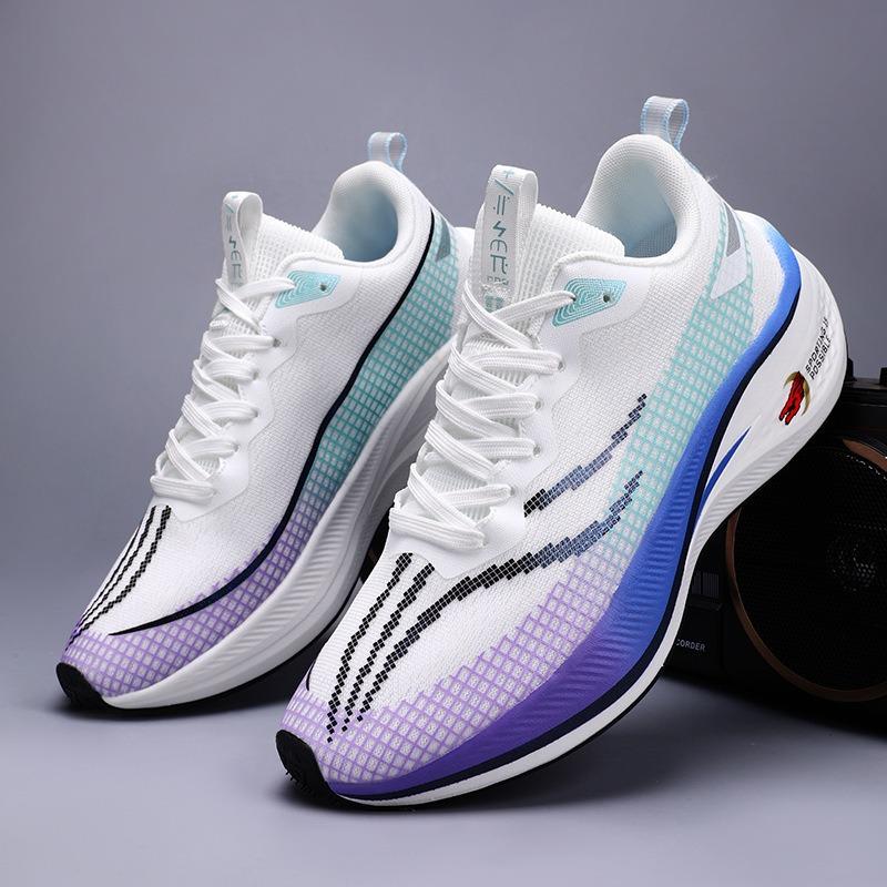 Red Rabbit running shoes men's new summer breathable flying electric professional racing big children pro sports running shoes men