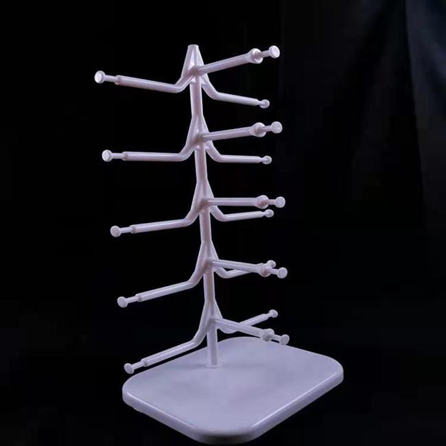 Rotating Eyeglasses Display Rack for 5 Pairs - Removable Storage Stand