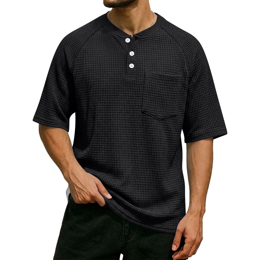 Men's Summer Retro Casual -Weave Shirt