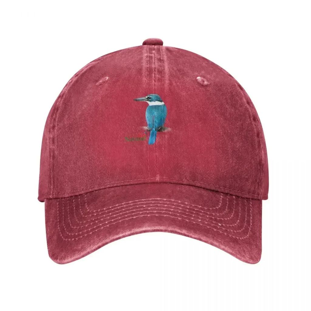 White-collared Kingfisher Baseball Cap hard hat Golf Cap Gentleman Hat Women's Hats Men's