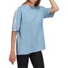 adidas Originals Drop Shoulder Sleeve T Shirt Women's Sky Blue H37809