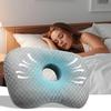 Ear Piercing Pillow for Side Sleepers Non Pressure Ear Pillow Ear Pain Ear Inflammation with Ear Hole Sleeping Pillow Ear Guard