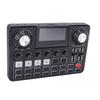 Podcast Microphone Bundle Sound Mixer Board Set with Foldable LED Screen Boom Arm 3.5mm Condenser Mic for PC Recording