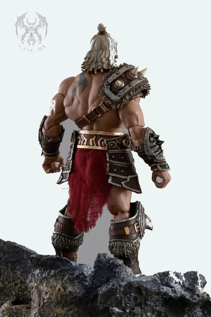 NIGHTMARE STUDIO Barbarian Scale Painted Movable Figure 1/12 PVC&ABS