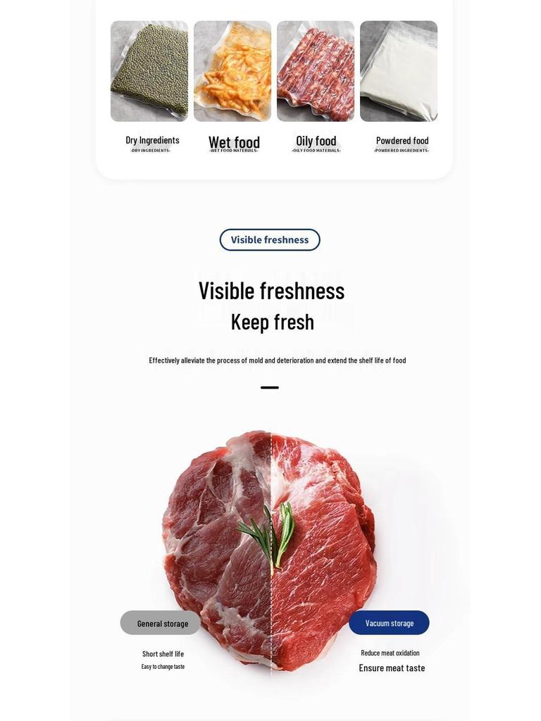 Automatic Household Vacuum Sealer for Food Preservation