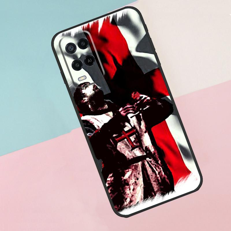

Knights Templar Coat of Arms For Oppo A16 A76 A96 A15 A80 A60 A40 A94 A54 A98 A78 A18 A38 A58 A17 A77 A74 A57S Phone Case OPPO A54 4G