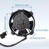 Cooling Fan Motor Ventilator Assembly 147CFM 12V Puller Low Profile Fan