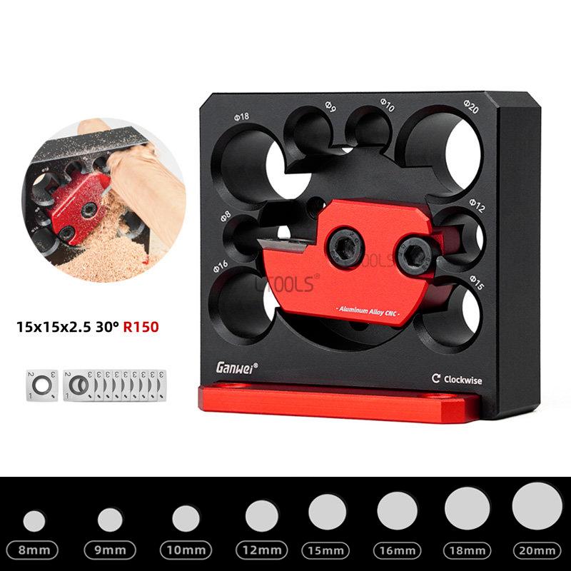 Verstellbarer Dübelmacher, metrisch, 8–20 mm, mit Hartmetallklinge, elektrischer Bohrer, Fräsdübel, Rundstab, Hilfswerkzeug, Holzbearbeitungswerkzeug