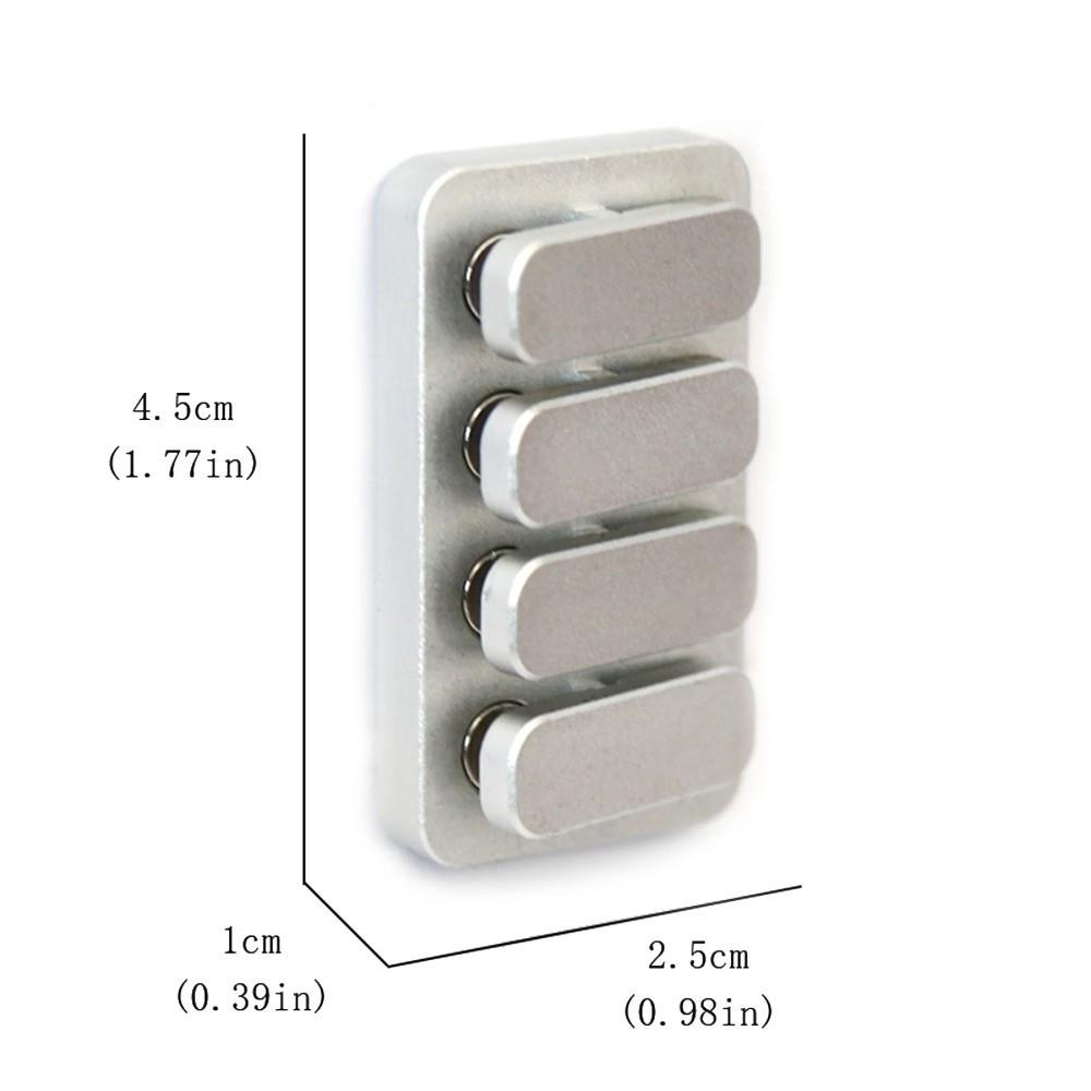 Magnetic Fidget Slider Rectangle Shape EDC Fidget Toys Mini Sensory Toys  Palm Play