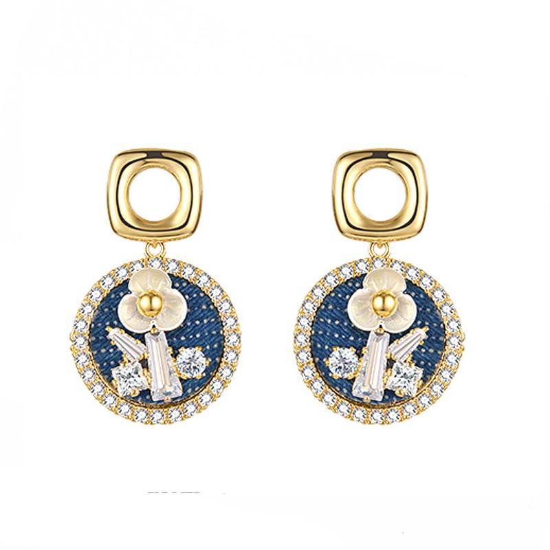 

Мода Винтаж Любовь Сердце Тюльпан Цветок Висячие Серьги Женские Сладкие Маленькие Свежие Украшения