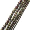 4-12mm/32-93pcs Natural Round Dragon Blood Jasper Stone Beads for DIY Jewelry Making