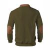 2026 Spring/Summer New Color-Plaid Striped Long-Sleeved Polo Shirt for Men, Fashionable and Casual Style with Collar