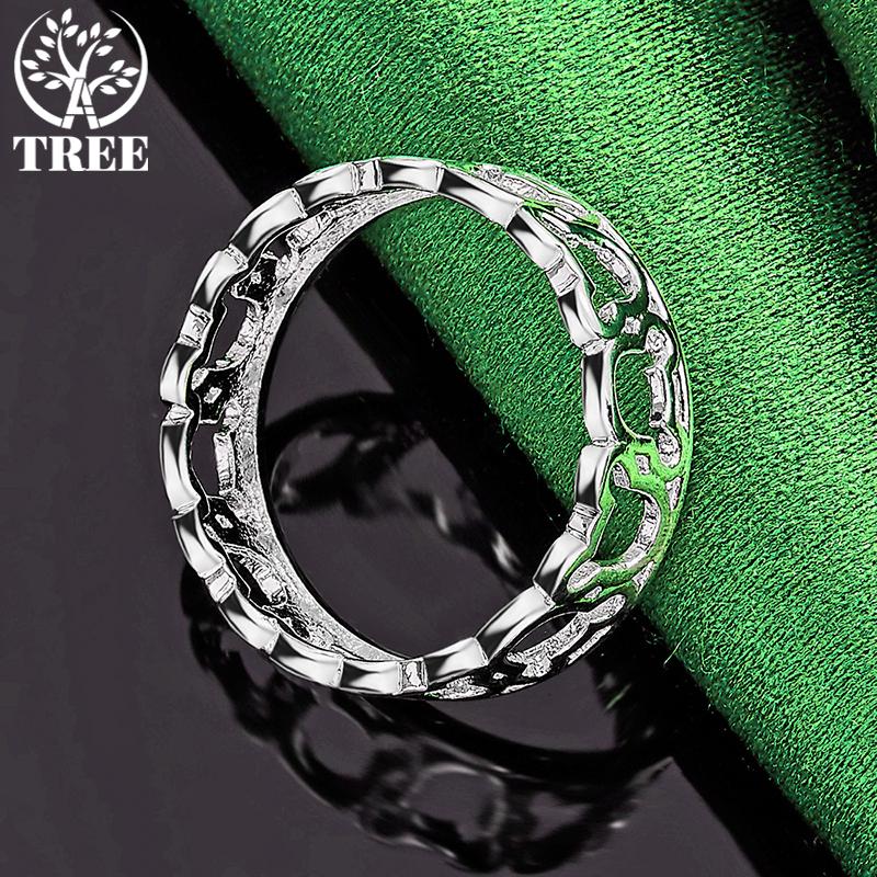 925 Sterling Silver Gorgeous Hollow Little Bear Ring For Women Men Fashion Birthday Party Gift Engagement Wedding Charm Jewelry