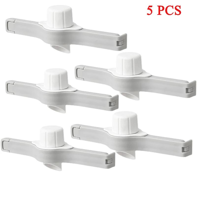 3/5/10 peças Tampa de Rosca Clipe de Vedação Saco de Tempero, Clipe de Vedação Clipe de Conservação de Alimentos Lanches Gadget Acessórios de Cozinha