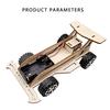 Wooden Assembly DIY Racing Car Model Toy Puzzle Educational Toys Kit Beginner