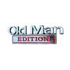 Old Man Edition Metal Emblem Badge Sticker Decal Universal Vehicle, SUV, Motorcycle for Car Truck Fits Fender or Rear Tailgate