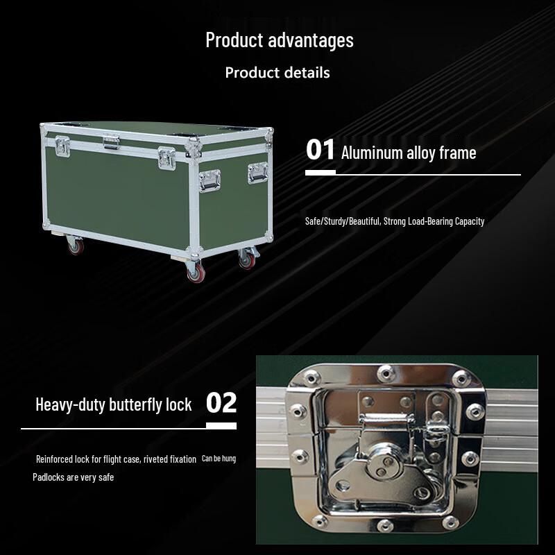 Jingdun Heavy-Duty Aluminum Alloy Storage Case