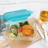 LOCK&LOCK 1000ml Divided Borosilicate Glass Bento Box