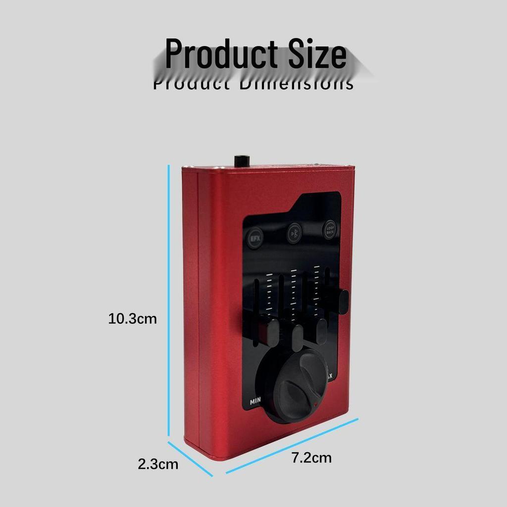 Bluetooth Sound Card for Live Broadcast & Mobile Singing - Compatible with Douyin & Kuaishou