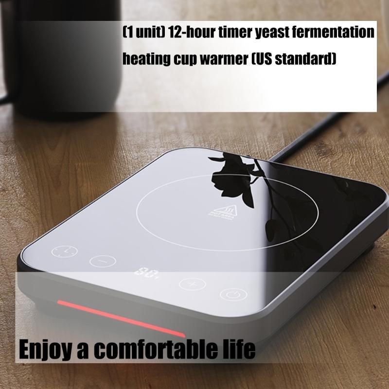 Kitchen Cup Mats Heater for Yeast Activation Fermentation Automatic Shutoff Thermostat Yogurt Maker Bread Baking Tool