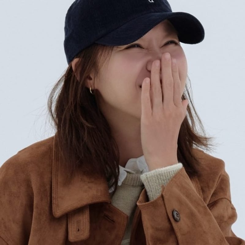 

DEPOUND dpwd corduroy cap - dark navy dark navy