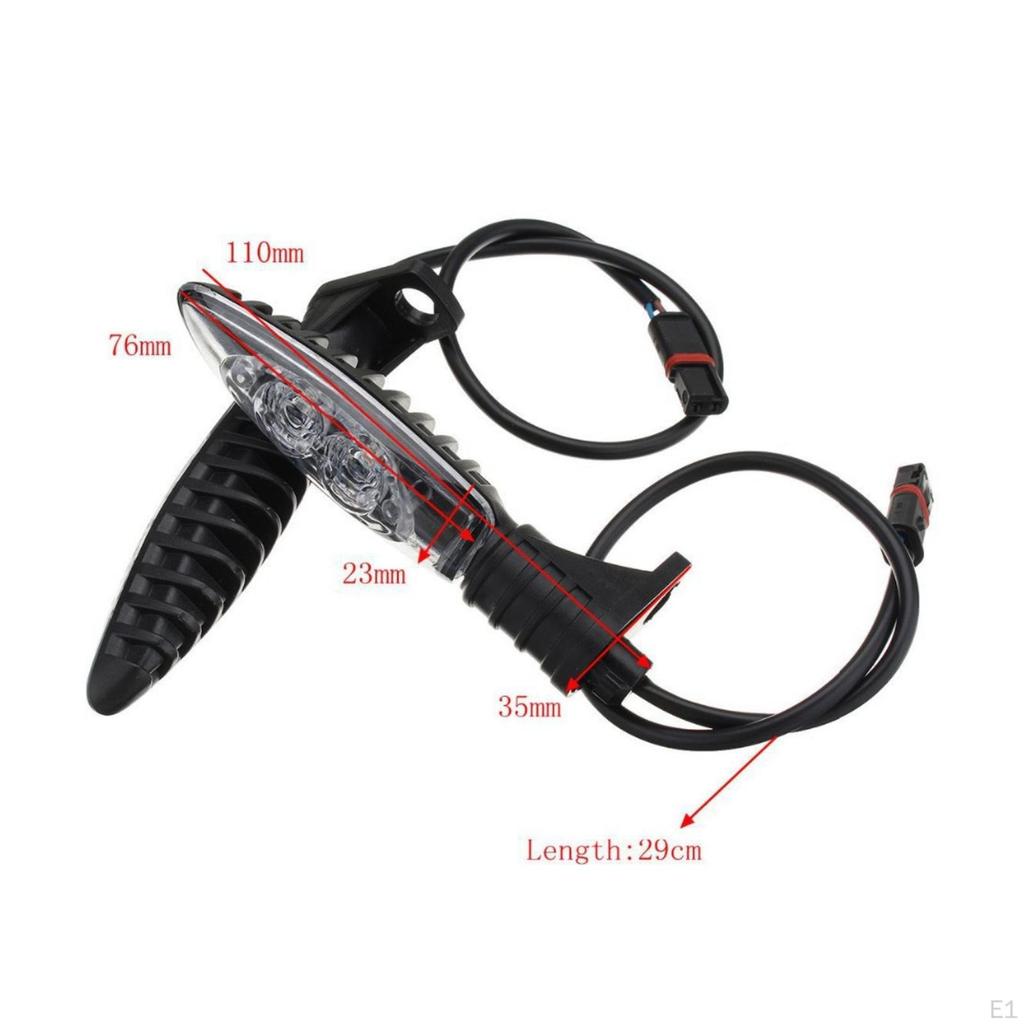 Motorcycle Turn Indicators Aerodynamic LED Indicator Lights Front Light