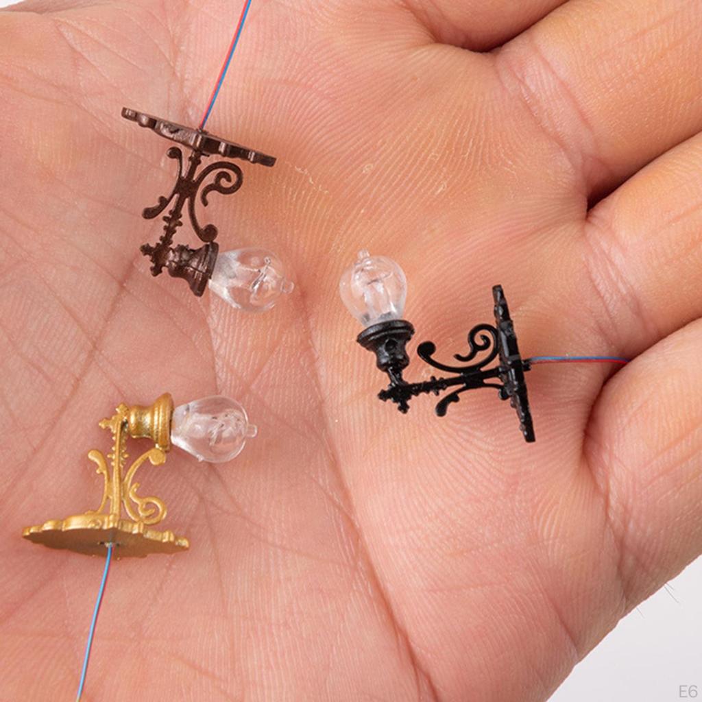 1/87 Scale 5 Pack of Microstellroom Ornament Lamp Table Micro Landscape Railway Scenes Decor