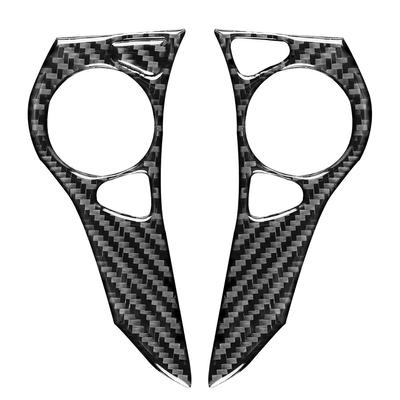 Protect Your Car and Add Style with Carbon Fiber Steering Wheel Button Cover Trim for Honda Civic 9th Gen Coupe/Sedan