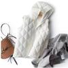 Hooded Womens Vest Light Trendyable and Simple Womens Autumn and Winter Vest Womens Coat