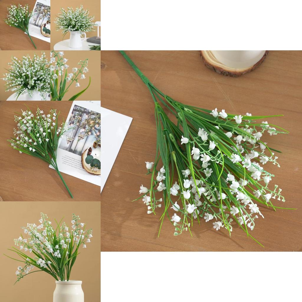 Convallaria Majalis Of The Valley Fake Plant Artificial Flowers For Wedding Decor Gift