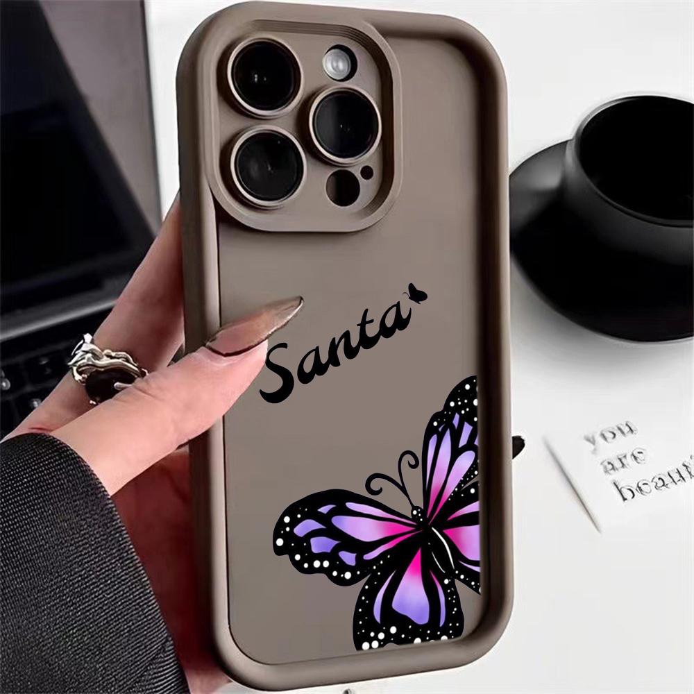 Angel Eye Soft TPU Phone Case for Samsung A05 A30 A50 A13 A23 A53 A14 A24 A34 A54 A15 A25 A35 A55 S20 S23 FE S24 Ultra Ae59 Butterfly art design Cute