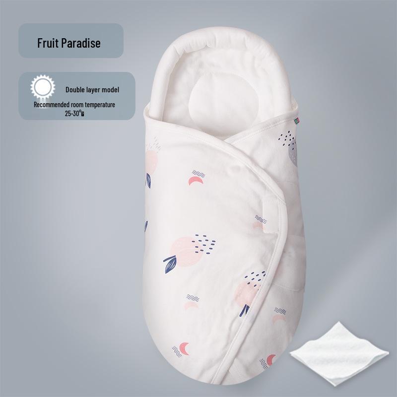 Biduole Reine Baumwolle Baby Puckdecke - Neugeborenen Anti-Schreck-Schlafsack für Frühling & Sommer