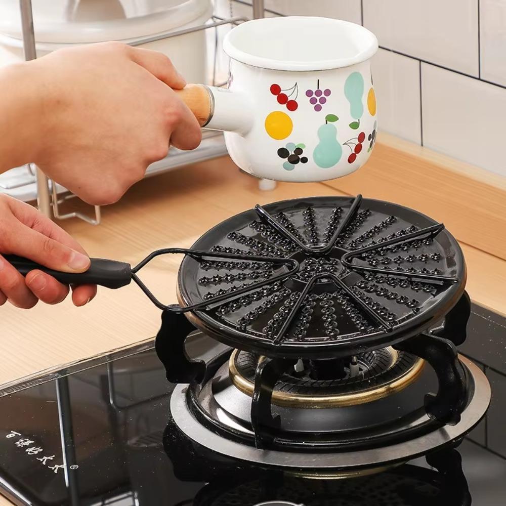 Non-slip Gas Cooker Heat Conduction Plate Temperature Uniform Thawing Tray Stove Diffuser  Kitchen