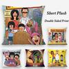 Cartoon B-Bobs B-Burgers Pillow Case Plush Fabric Soft Double Sided Print Sofa Cushion Cover Throw Pillow Covers