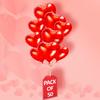 10-50Pcs 10In Heart Shaped Foil Balloons for Valentines Decoration Marriage Engagement Anniversary Party Romantic Occasions