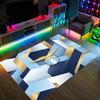 Lazio FC Design Crystal Velvet Carpet Cozy Non?Slip Printed Rug For Bedroom Living Room Entrance
