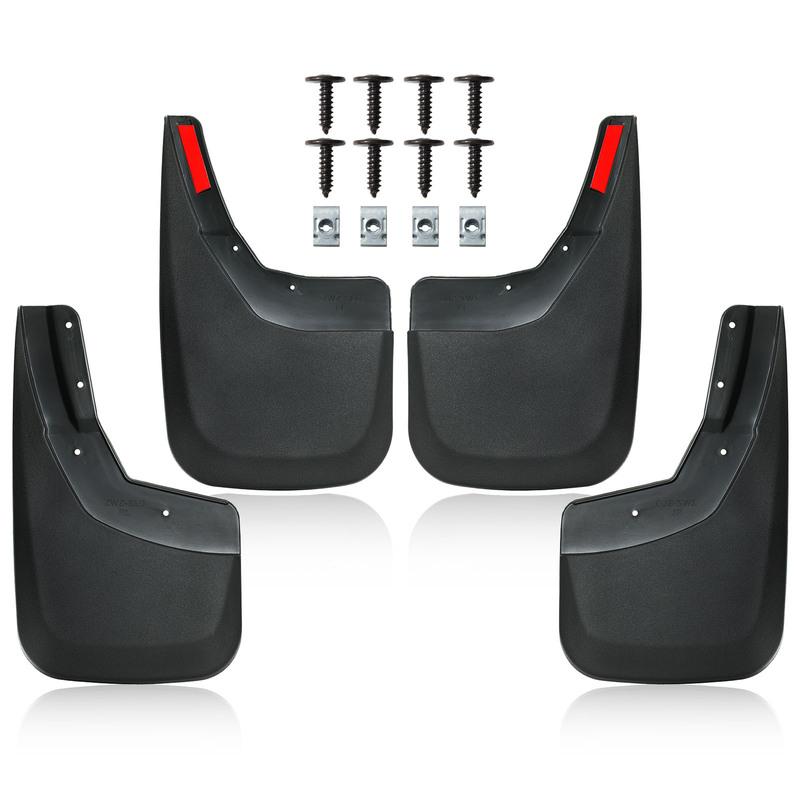 4 Stück für Chevrolet Silverado 1500 2500 3500 HD 2014-2018 Vorne Hinten Schmutzfänger Spritzschutz Schlammbleche Links Rechts 2015 2016 2017
