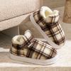 Home cotton shoes winter indoor household thermal shoes couple platform comfortable velvet shoes