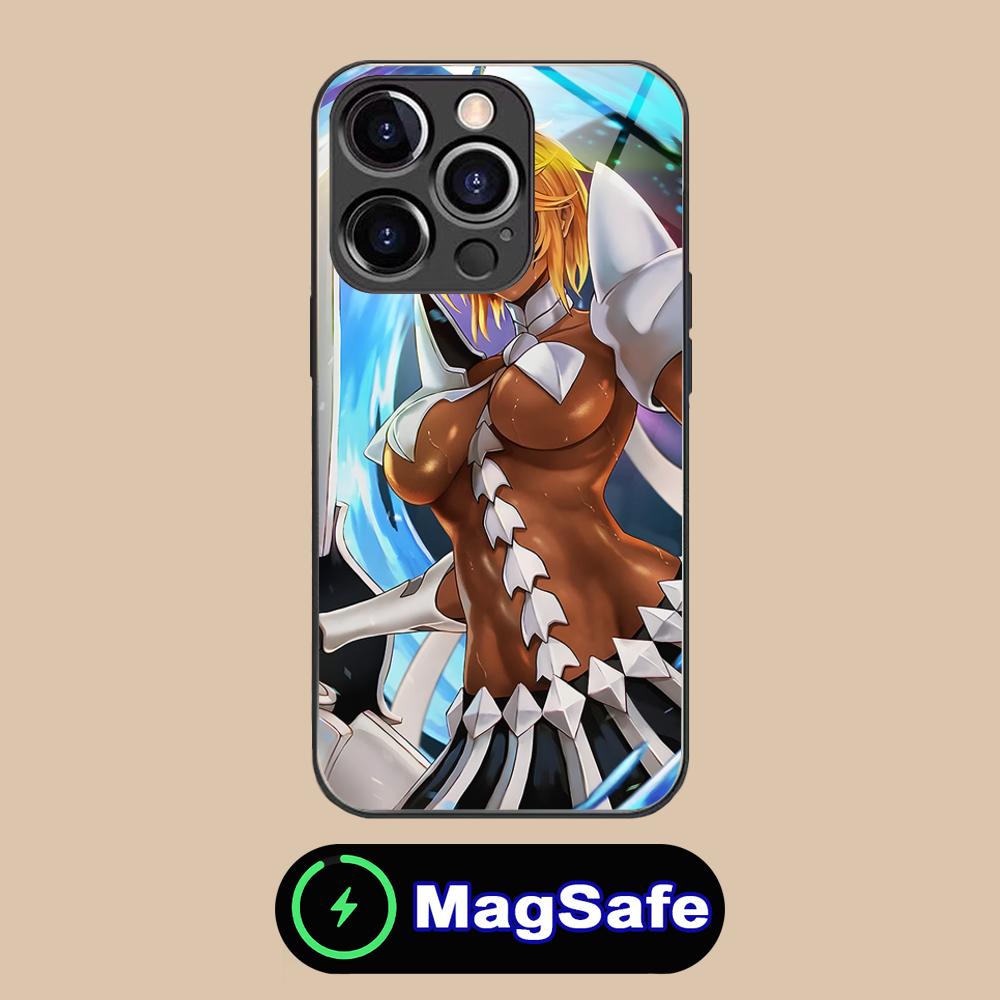 Bleach Tier Harribel Cell Phone Case for iPhone 17 16 15 14 13 12 11 Air Pro Max Plus Mini MagSafe Glass Colorful Cover Cover