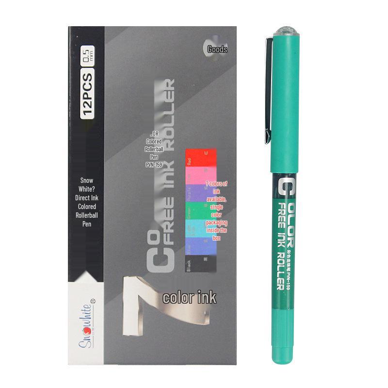 PVN-159 Red Needle-Type Gel Pen for Students, Signatures, and Office Use