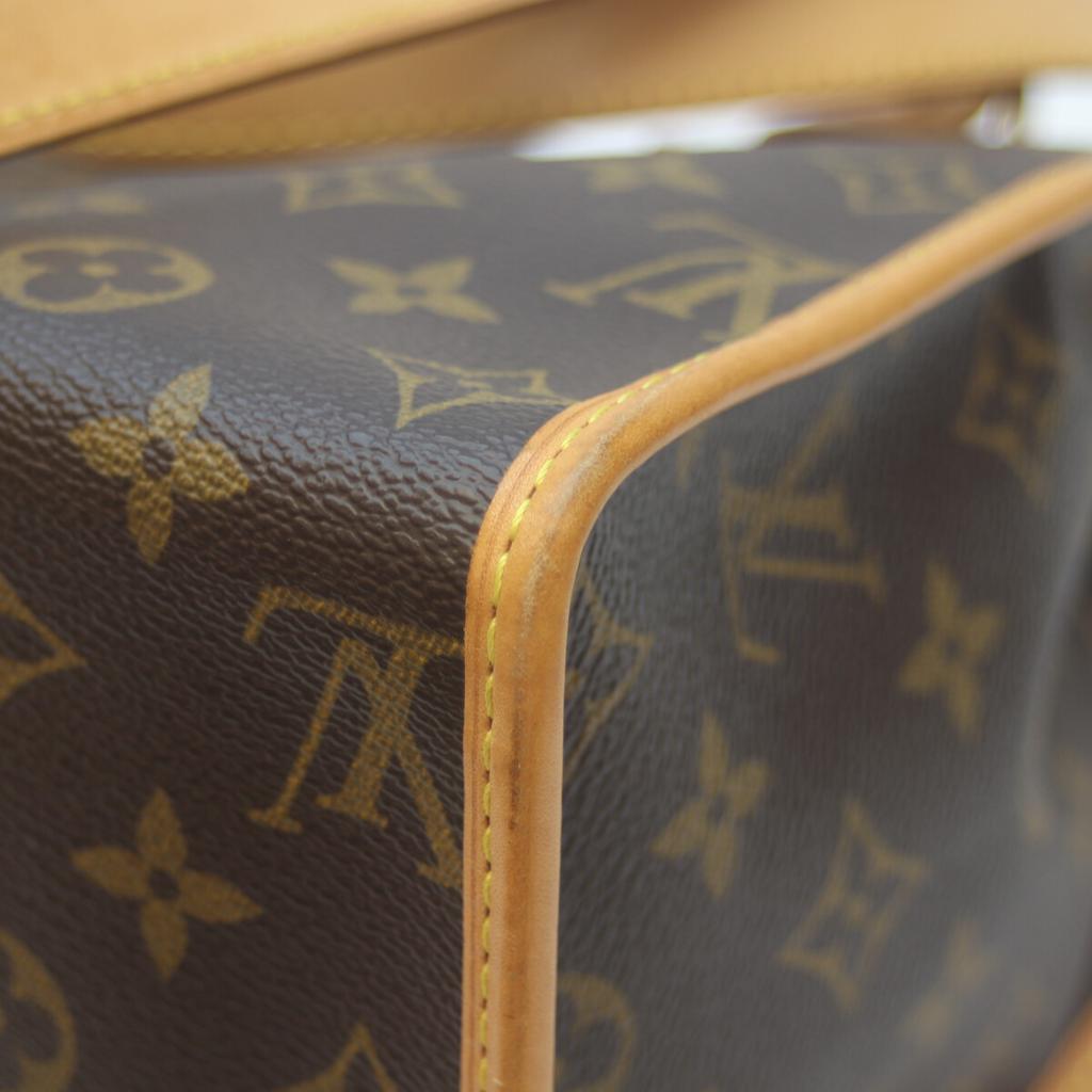 Louis Vuitton 2006 M40007 Monogram Popincourt Hand Tote Bag BrownUsed