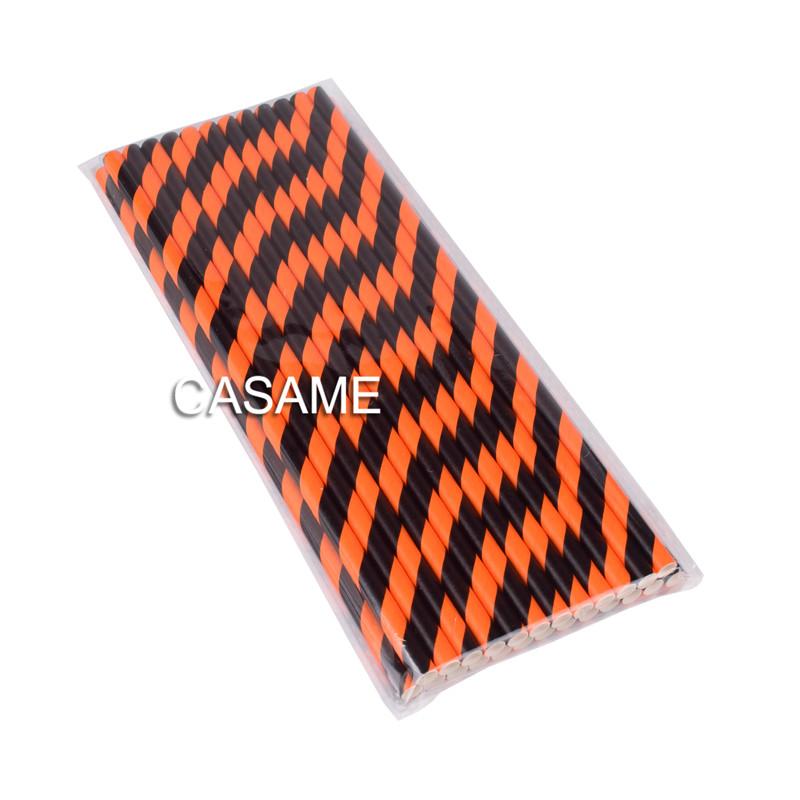 

25 шт. Золотая розовая бумажные трубочки полоски горошек питьевая трубочка одноразовая посуда праздничные принадлежности свадьба день рождения украшение для вечеринки дети 25 pcs