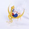 Çizgi Film Anime Sailor Moon Tsukino Aksiyon Figürü Kanatlı Oyuncak Bebek Pasta Süsü Koleksiyon Model Kız Çocuk Hediye Oyuncak
