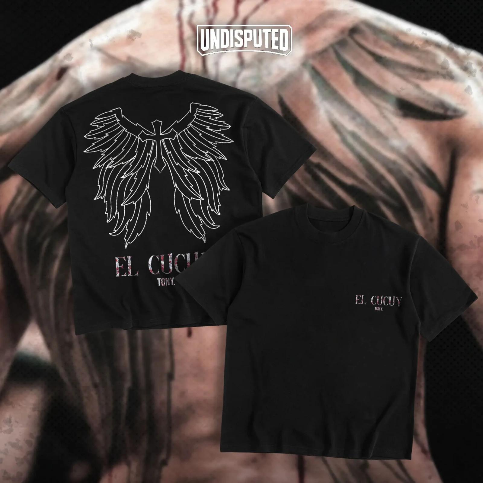 UNDISPUTED Tony Ferguson El Cucuy Wings UFC Heavy Cotton Shirt UFC Tshirt XXXL