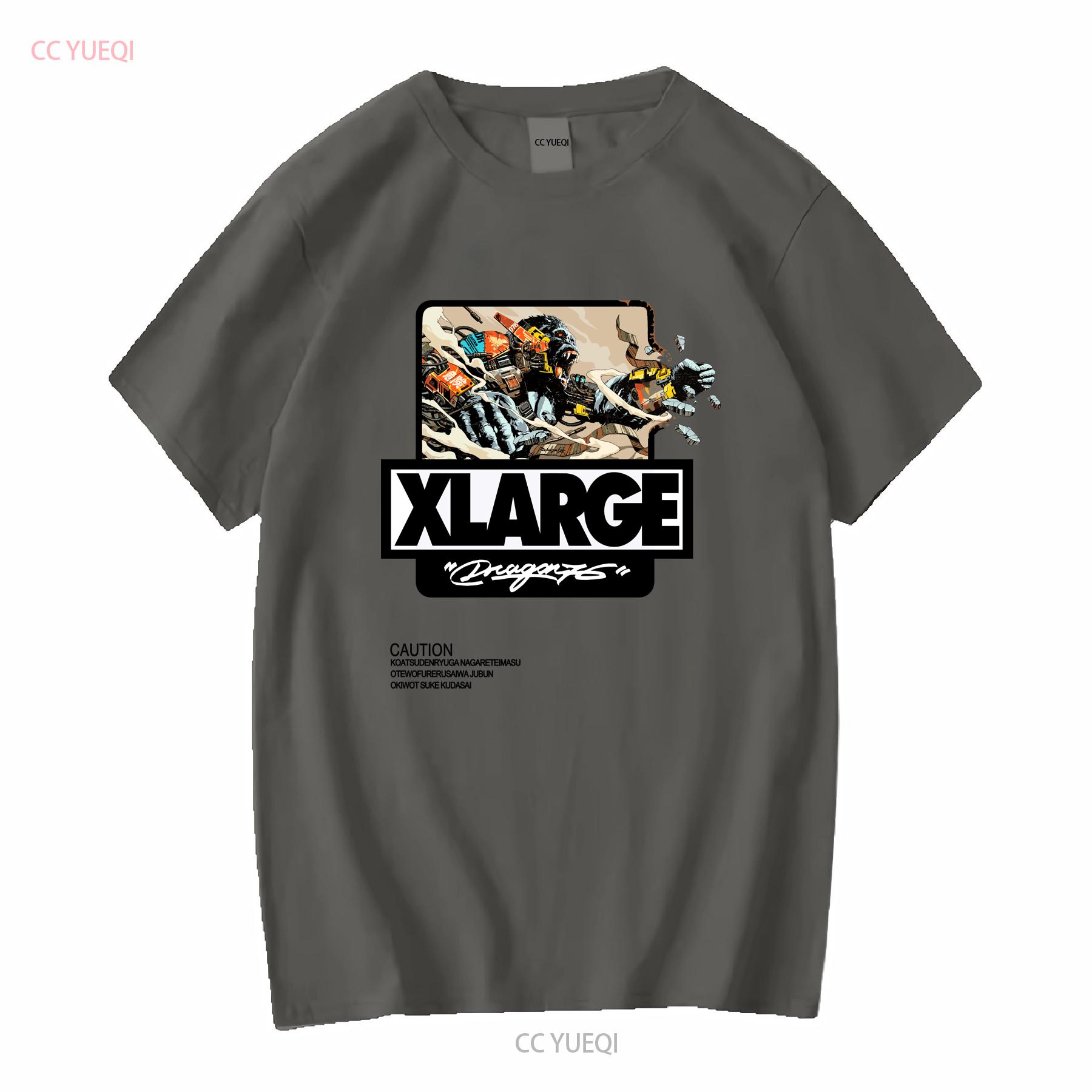 

XLARGE X DRAGON76 SS TEE WHITE vintage Washed homme Stylish Comfortable graphic Top For Everyday Wear Slightly Versatile 4XL