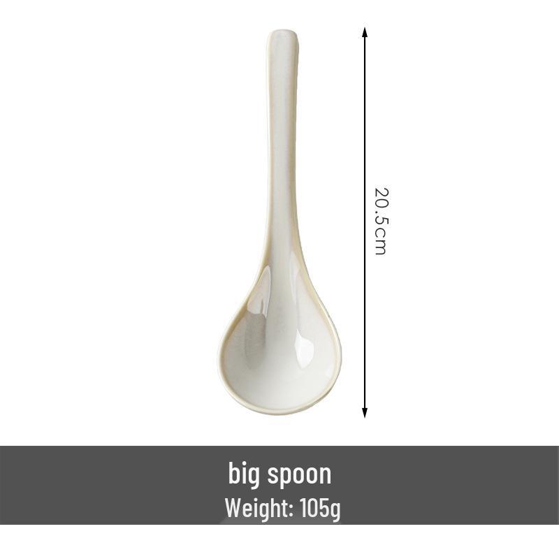 Retro Kiln Relief Ceramic Bowl and Plate Set – High-End Tableware