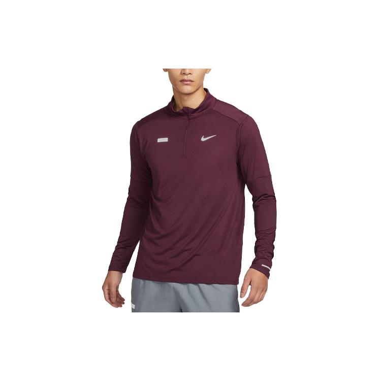 

New Nike Dri Fit T Shirt Men s Night Russet Red FB8557-681 XL