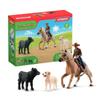 Coffret Aventures d'équitation Western, SCHLEICH 42578 Farm World, Animaux de la ferme, des 5 ans