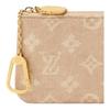 Louis Vuitton Key Pouch S Meowgram Canvas Women Wallets Cream M25758