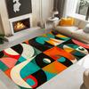Modern Abstract Geometric Rug Non Slip Washable Area Carpet for Living Room Bedroom Dining Room Coffee Table Home Decor